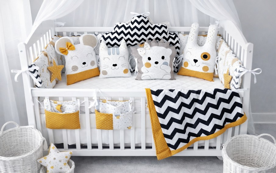 Zvířátkový mantinel MimiMe – bezpečná ochrana miminka (5 dílů)