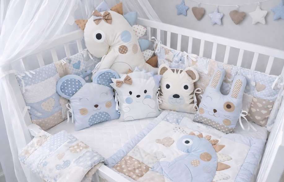 Zvířátkový mantinel MimiMe – bezpečná ochrana miminka (5 dílů)