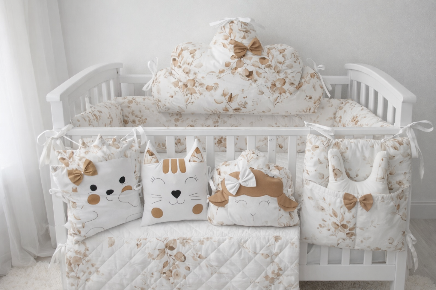 Zvířátkový set do postýlky – 180 cm