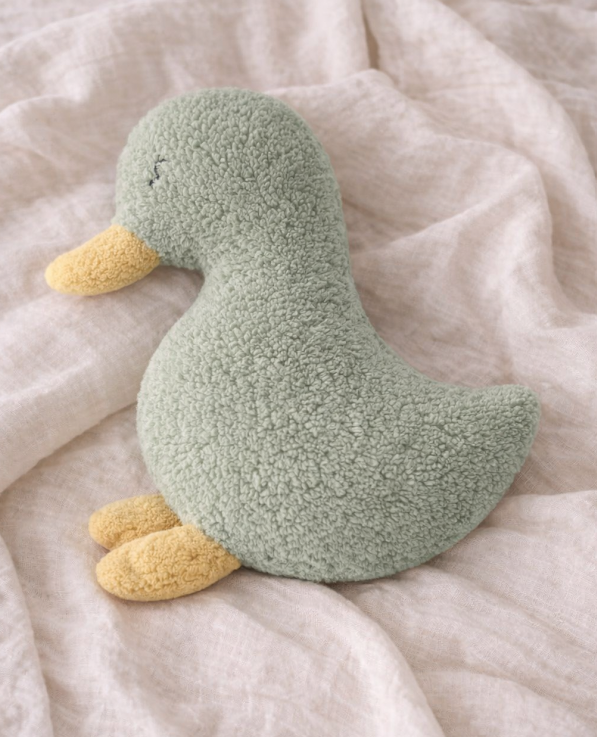 Plyšový muchláček Husa Teddy – Ručně šitý mazlíček pro klidné sny