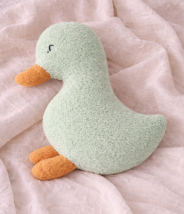 Plyšový muchláček Husa Teddy – Ručně šitý mazlíček pro klidné sny